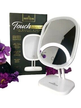 Impressions Vanity Touch LED Makeup Mirror in White *BNIB